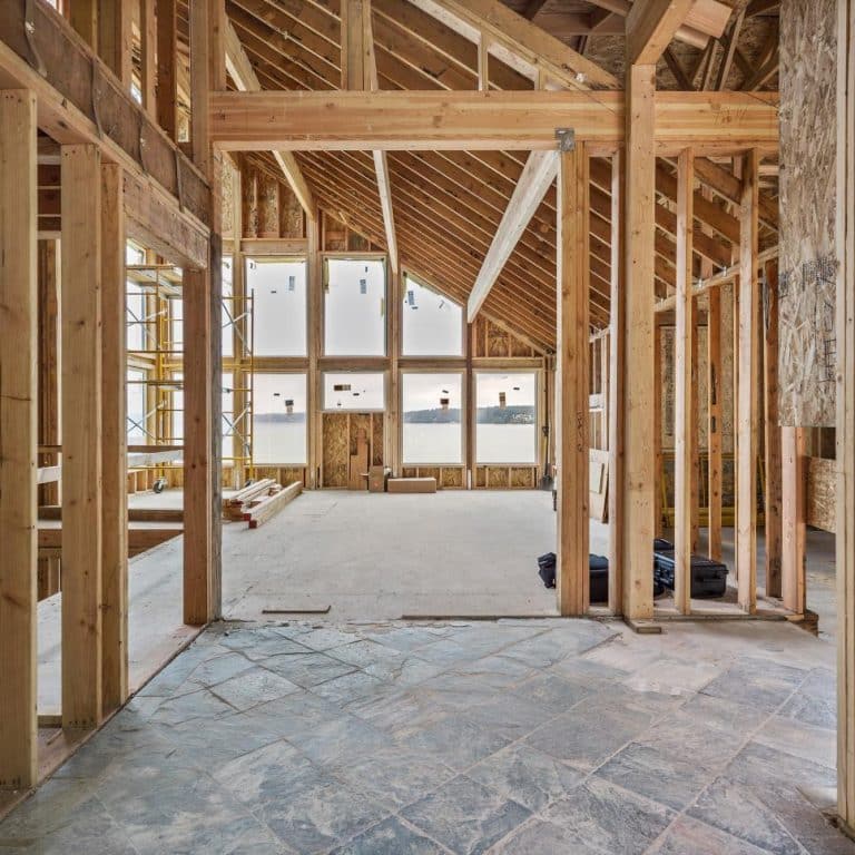 rénovation maison bord eau vue intérieur