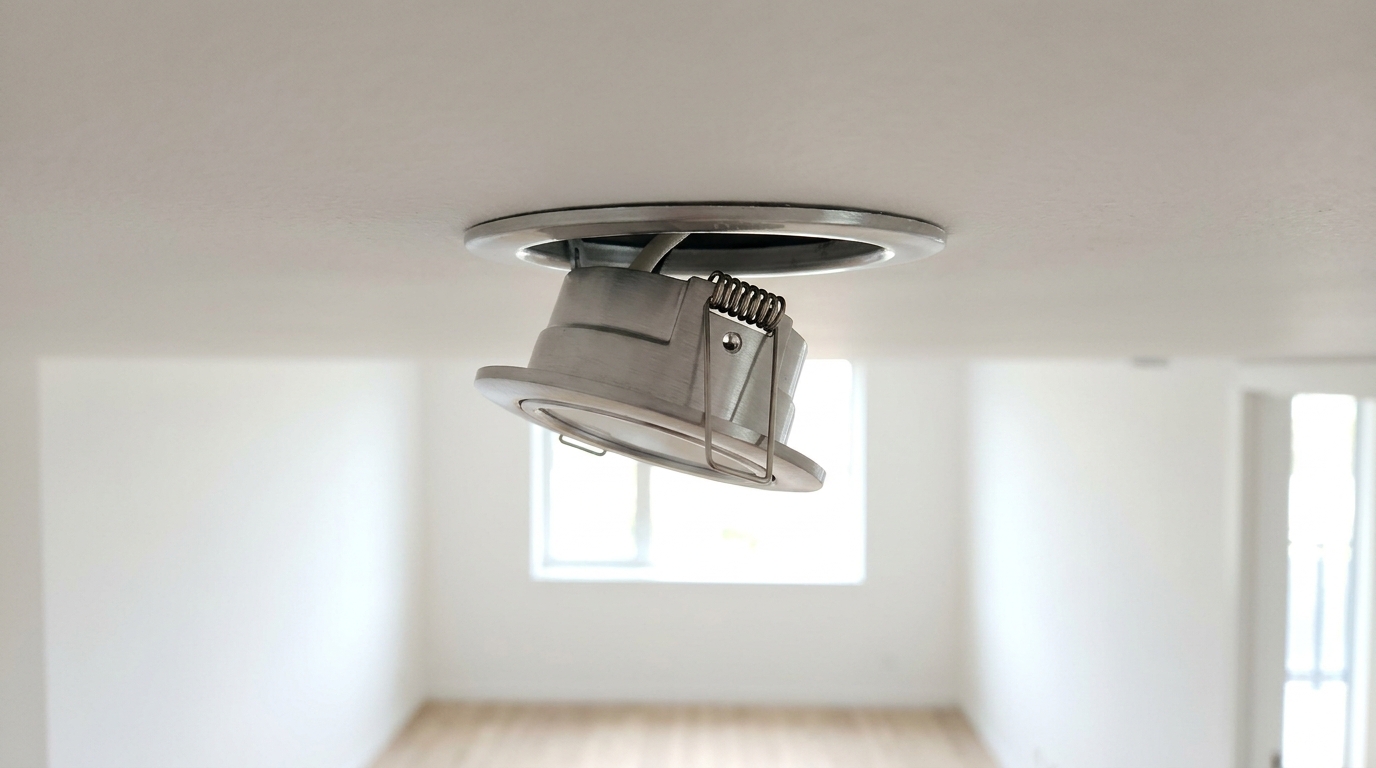 Je tirais sur mes spots encastrés pour changer l&rsquo;ampoule depuis des années : le jour où un électricien m&rsquo;a montré le bon geste, j&rsquo;ai arrêté de fissurer mon plafond