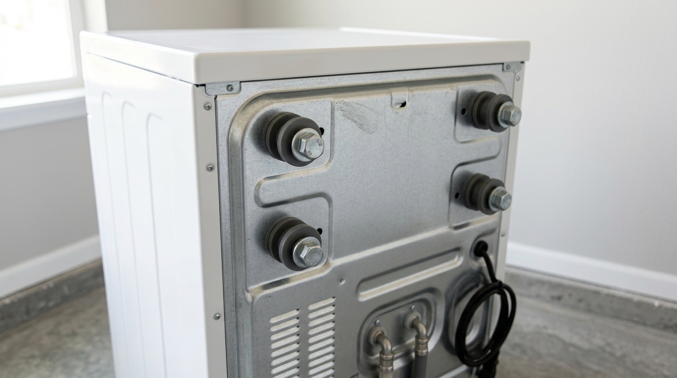 Ma machine à laver tremblait comme jamais à chaque essorage : le jour où je me suis penché derrière le tambour, j’ai compris ce que je négligeais depuis l’installation