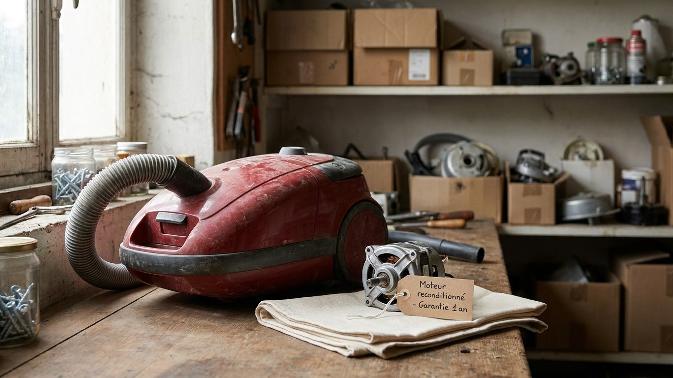 Fini l'aspirateur jeté parce que le devis dépasse le prix d'un neuf : en 2026, une pièce qui a déjà servi fait tomber la f...