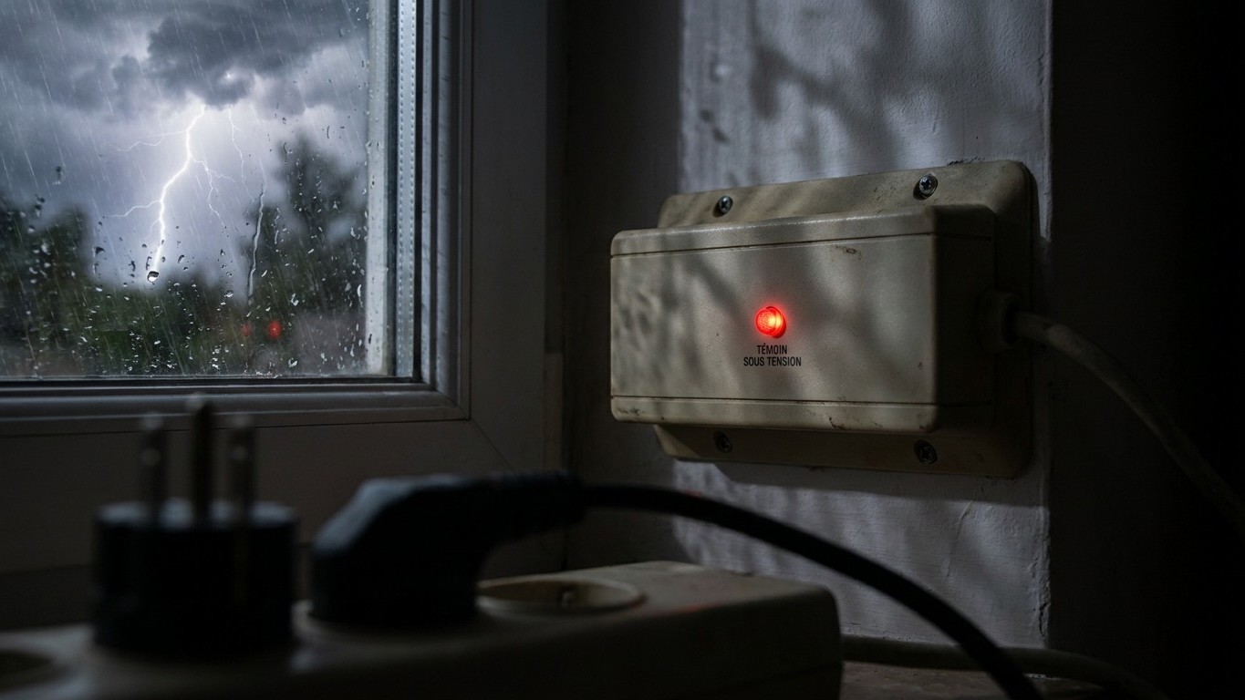 J'ai branché toute la télé et la box sur une multiprise antifoudre juste pour dormir tranquille : le soir de l'orage, j'ai...