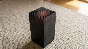 J'ai laissé ma console posée à même la moquette tout l'été juste pour libérer le meuble : au premier gros jeu, j'ai compri...