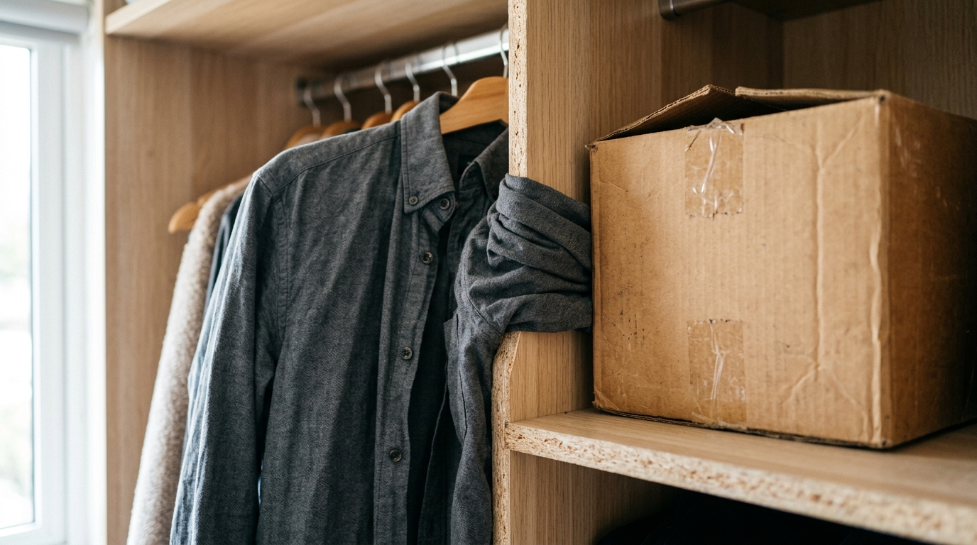 J’ai monté mon dressing en deux jours avant la rentrée juste pour vider les cartons : au premier remplissage, j’ai compris ce que je n’avais pas mesuré