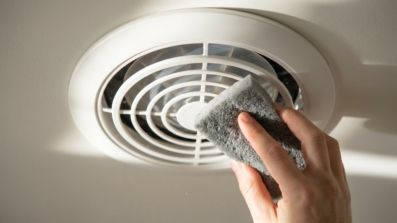 Je nettoyais la grille de ma VMC à l'éponge depuis des années : un plombier m'a montré que je ne démontais pas du tout la ...