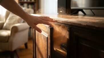 Ma box internet est enfermée dans le meuble TV depuis deux ans : le soir d'août où j'ai posé la main sur le dessus, j'ai c...