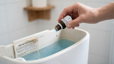 Versez quelques gouttes de colorant dans le réservoir de vos WC et attendez dix minutes : c'est le test que les plombiers ...
