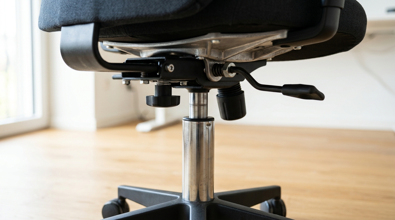 Votre chaise de bureau descend toute seule : l’intervention secrète sous l’assise qui vous évite d’en racheter une pour la rentrée
