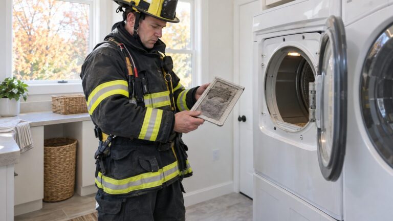 Je lançais mon sèche-linge chaque nuit en heures creuses pour payer moins cher : le jour où un pompier a ouvert la trappe ...