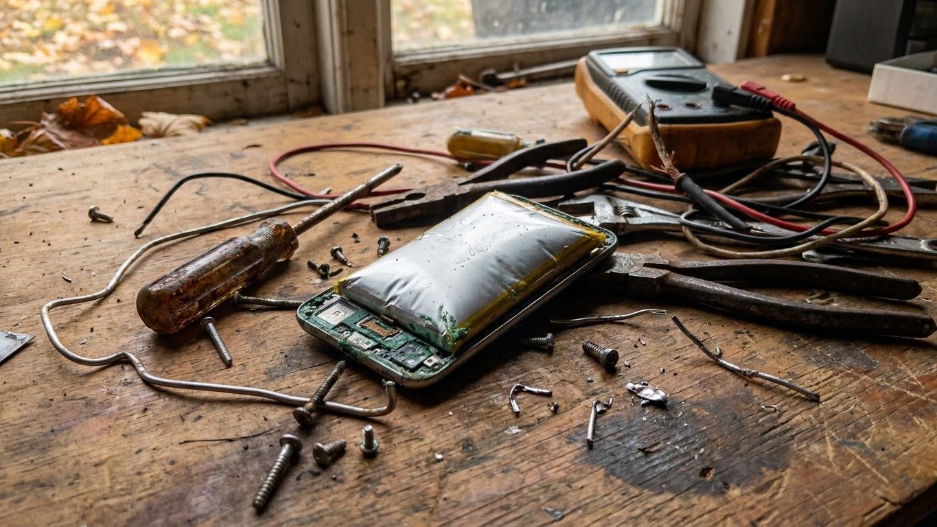 Si votre smartphone s'éteint net alors qu'il affiche encore 20 %, ce n'est pas le chargeur : c'est ce qui a vieilli à l'in...