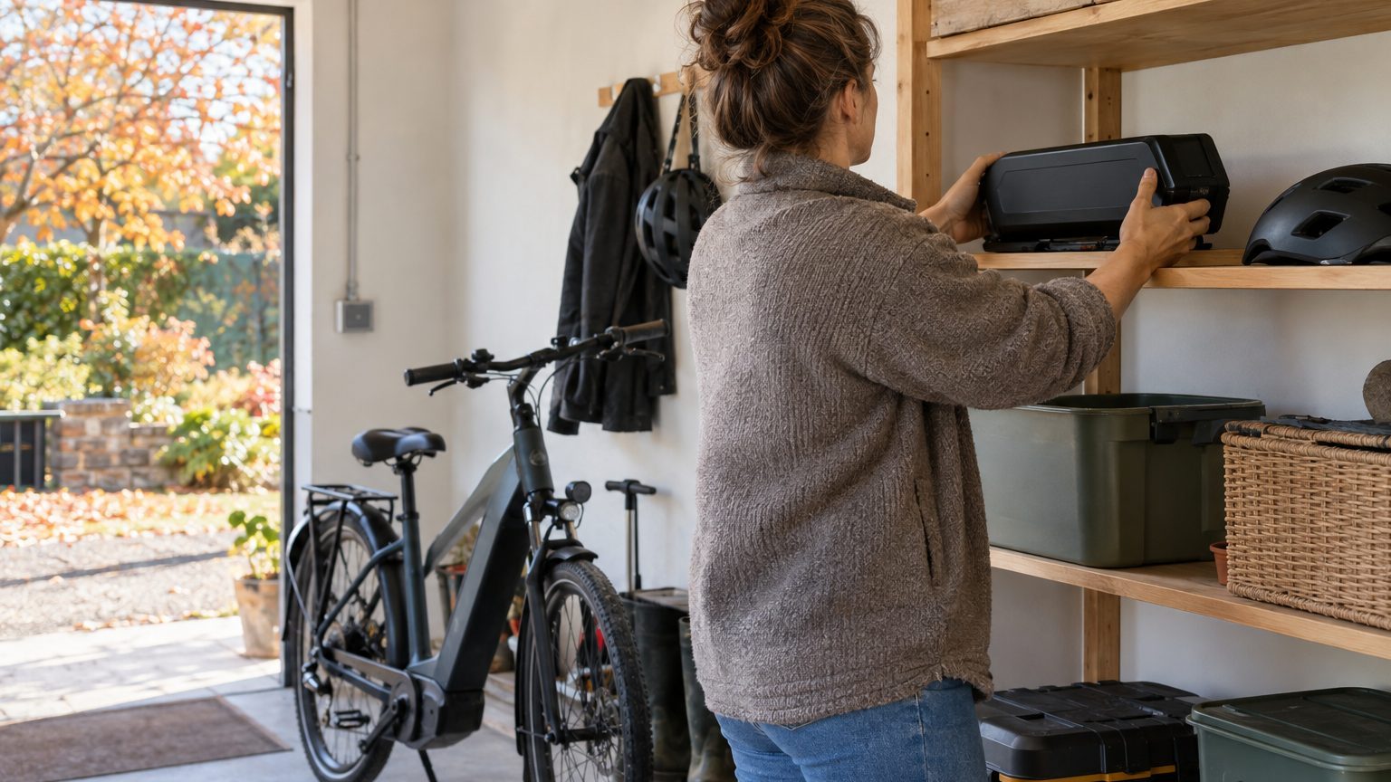 Batterie vélo électrique : hivernage à 30-60 % de charge
