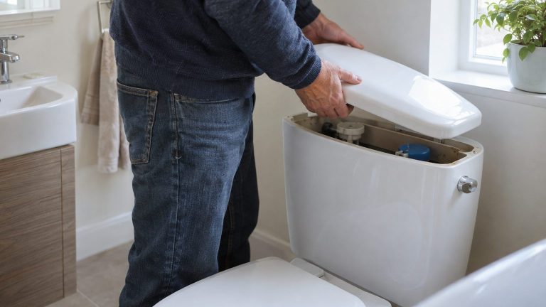 Chasse d'eau qui coule sans arrêt : changer le joint du clapet