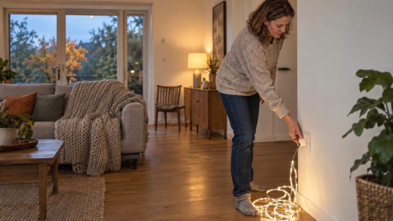 Guirlande LED 8 tubes pluie de météorites : rappel produit