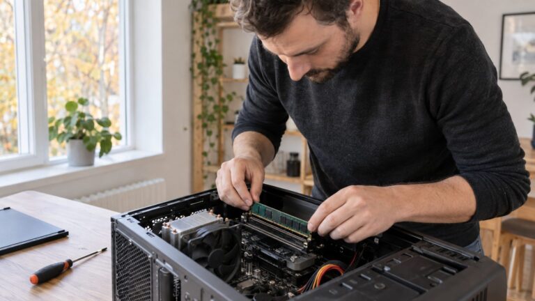 RAM 16 Go ou 32 Go : vérifier les slots libres du PC avant achat